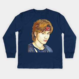 Jerry yan - Bao long - xiao Bai tu - Jerry baby Kids Long Sleeve T-Shirt